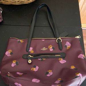 Coach Tote Bag. Used one time